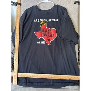 Blacks BBQ T Shirt Men Size XXL Black Lockhart Texas Barbecue